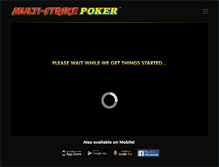 Tablet Screenshot of multistrikepoker.com